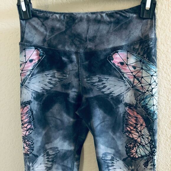 Butterfly Evolution & Creation Active Athletic Leggings XS - Picture 3 of 5